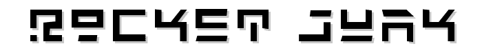 Rocket Junk font